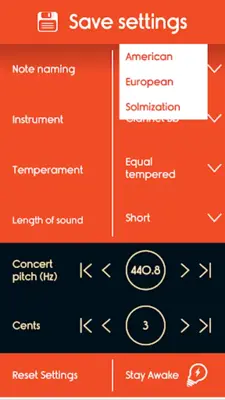 Master Clarinet Tuner android App screenshot 1